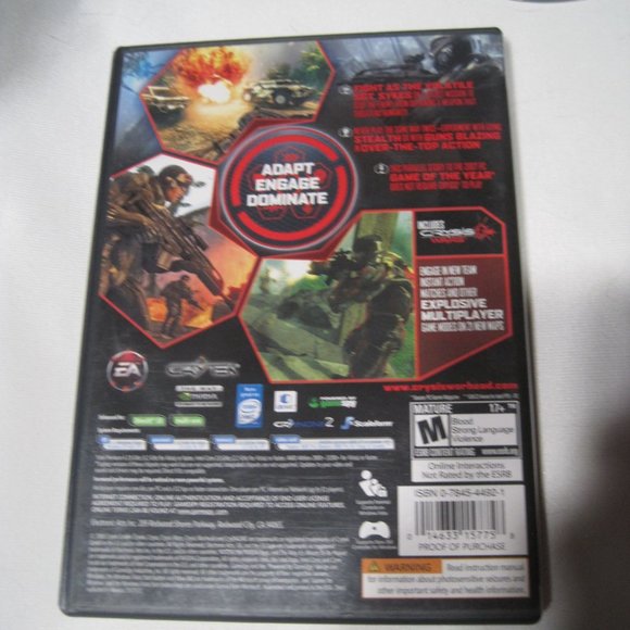 CRYSIS Limited Edition and CRYSIS WARHEAD and Wars PC Games (2008, rated M 17+) - Picture 13 of 16